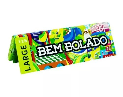 Livreto Bem Bolado colorido fechado, identificado como 1 1/4 Large