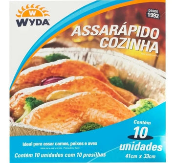 Embalagem Wyda Assa Rapido Cozinha com 10 unidades de 41 x 33 cm.