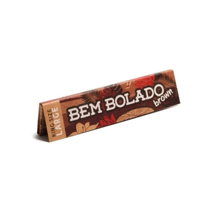 Livreto individual Bem Bolado Brown com indicação King Size Large.